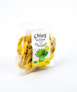 Chips de banane plantain salées