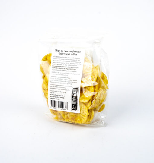 Chips de banane plantain salées