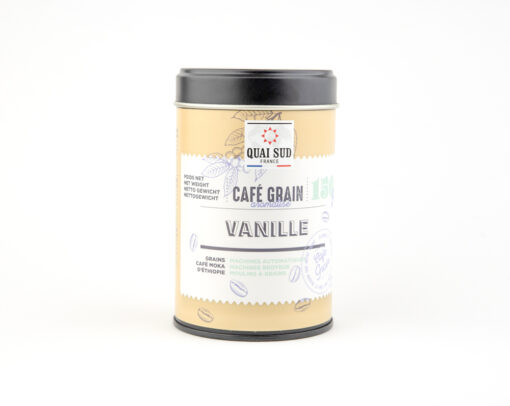 café grain aromatisé à la vanille