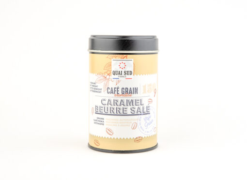 Café grain aromatisé caramel beurre salé