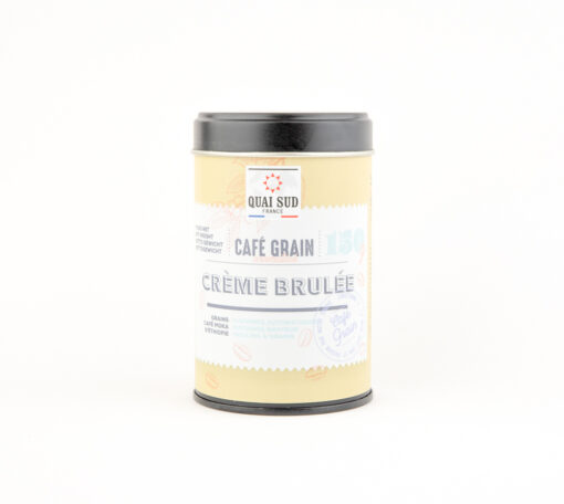 Café grain aromatisé crème brulée
