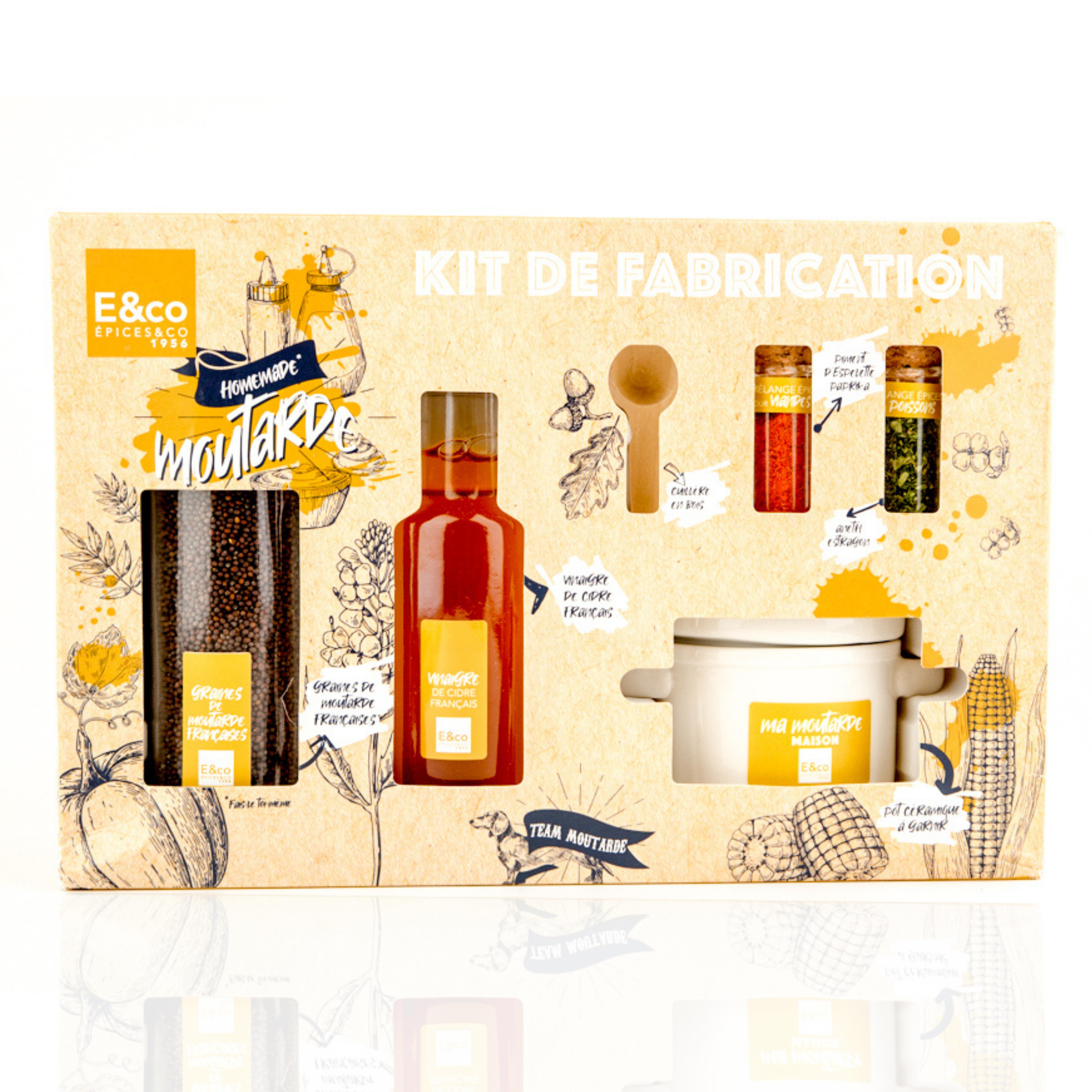 Kit de fabrication "ma moutarde maison"