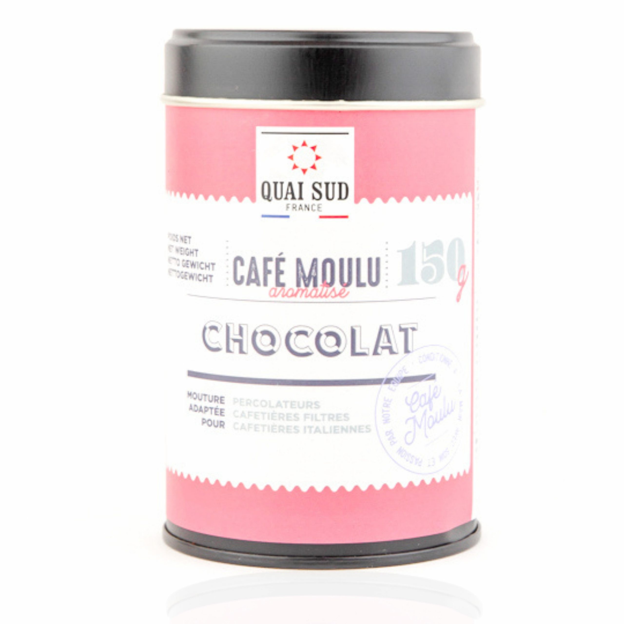 café moulu aromatisé au chocolat